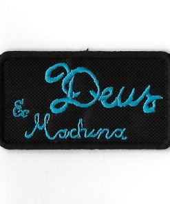 82Mmx46Mm Deus Ex Machina Embroidered Patch Badge Applique Iron on