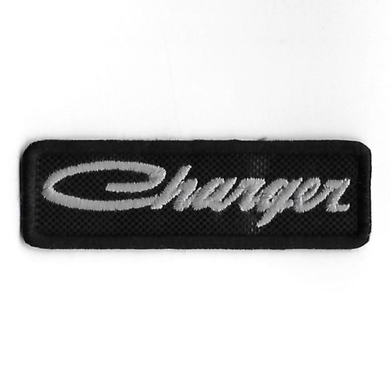 82Mmx29Mm Dodge Charger Embroidered Patch Badge Applique Iron on