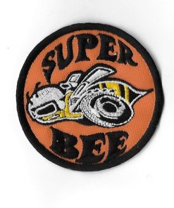 75Mmx75Mm Dodge Super Bee Embroidered Patch Badge Applique Iron on