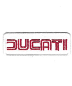 82Mmx29Mm Ducati Embroidered Patch Badge Applique Iron on