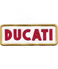 97Mmx35Mm Ducati Embroidered Patch Badge Applique Iron on