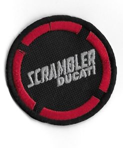 65Mmx65Mm Ducati Scrambler Embroidered Patch Badge Applique Iron on