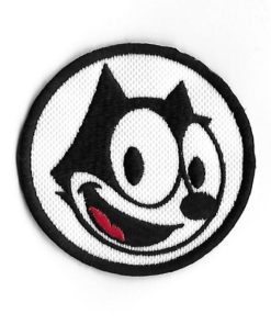 65Mmx65Mm Felix The Cat Embroidered Patch Badge Applique Iron on
