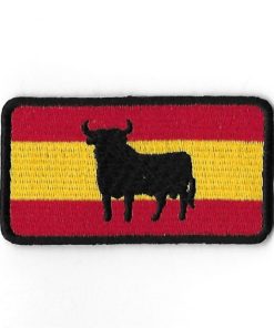 82Mmx46Mm Spain Flag Embroidered Patch Badge Applique Iron on