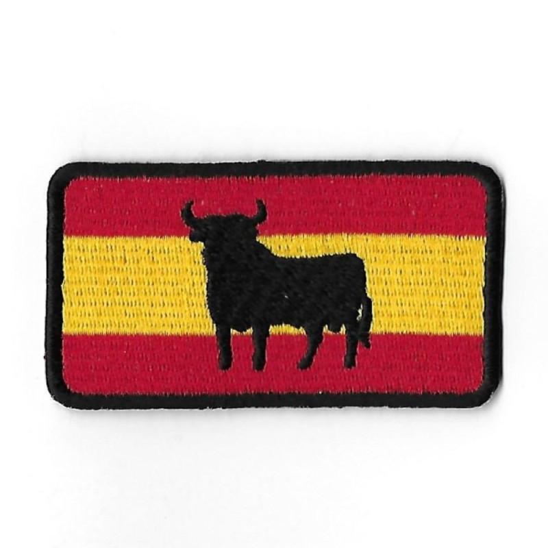 82Mmx46Mm Spain Flag Embroidered Patch Badge Applique Iron on