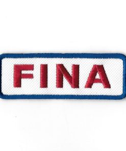 82Mmx29Mm Fina Embroidered Patch Badge Applique Iron on