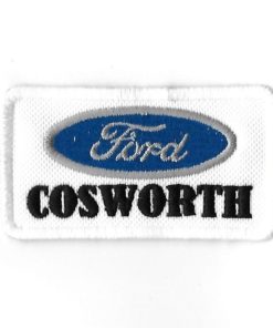82Mmx46Mm Ford Cosworth Embroidered Patch Badge Applique Iron on