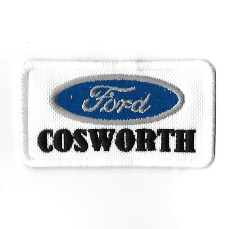 82Mmx46Mm Ford Cosworth Embroidered Patch Badge Applique Iron on