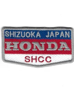 88Mmx49Mm Honda Shizuoka Japan Shcc Embroidered Patch Badge Applique Iron on