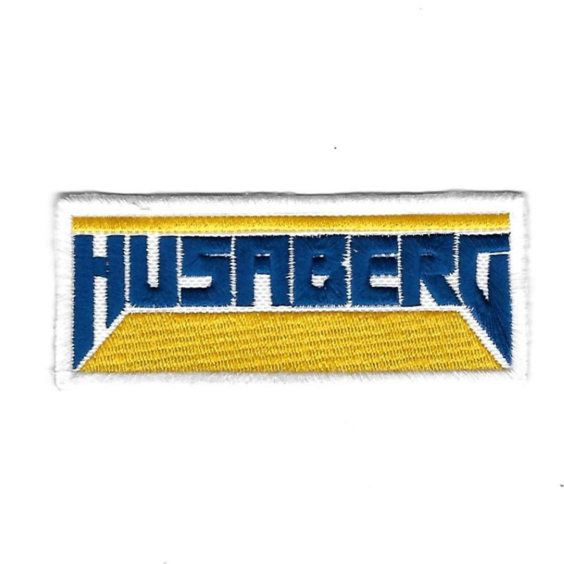 100Mmx40Mm Husaberg Embroidered Patch Badge Applique Iron on