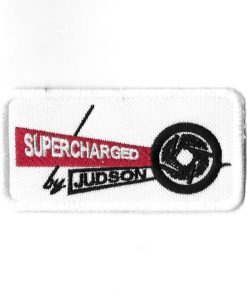 100Mmx50Mm Supercharged By Judson Embroidered Patch Badge Applique Iron on