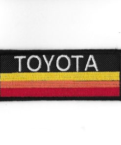 100Mmx40Mm Toyota Embroidered Patch Badge Applique Iron on