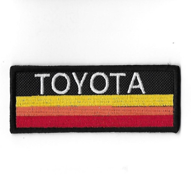 100Mmx40Mm Toyota Embroidered Patch Badge Applique Iron on