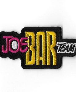 85Mmx53Mm Joe Bar Team Embroidered Patch Badge Applique Iron on