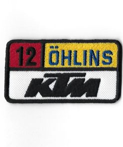 82Mmx46Mm Ktm - Ohlins Embroidered Patch Badge Applique Iron on