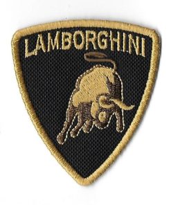 41Mmx37Mm Lamborghini Embroidered Patch Badge Applique Iron on