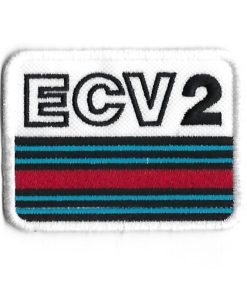 80Mmx66Mm Lancia Ecv2 - Experimental Composite Vehicle Triflux Embroidered Patch Badge Applique Iron on