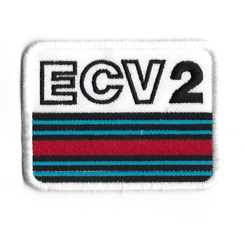80Mmx66Mm Lancia Ecv2 - Experimental Composite Vehicle Triflux Embroidered Patch Badge Applique Iron on