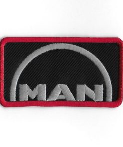 90Mmx52Mm Man Trucks Embroidered Patch Badge Applique Iron on