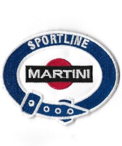 90Mmx73Mm Martini Sportline Embroidered Patch Badge Applique Iron on