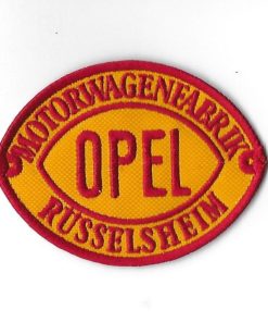 90Mmx67Mm Opel Motorwagenfabrik Russelsheim Embroidered Patch Badge Applique Iron on