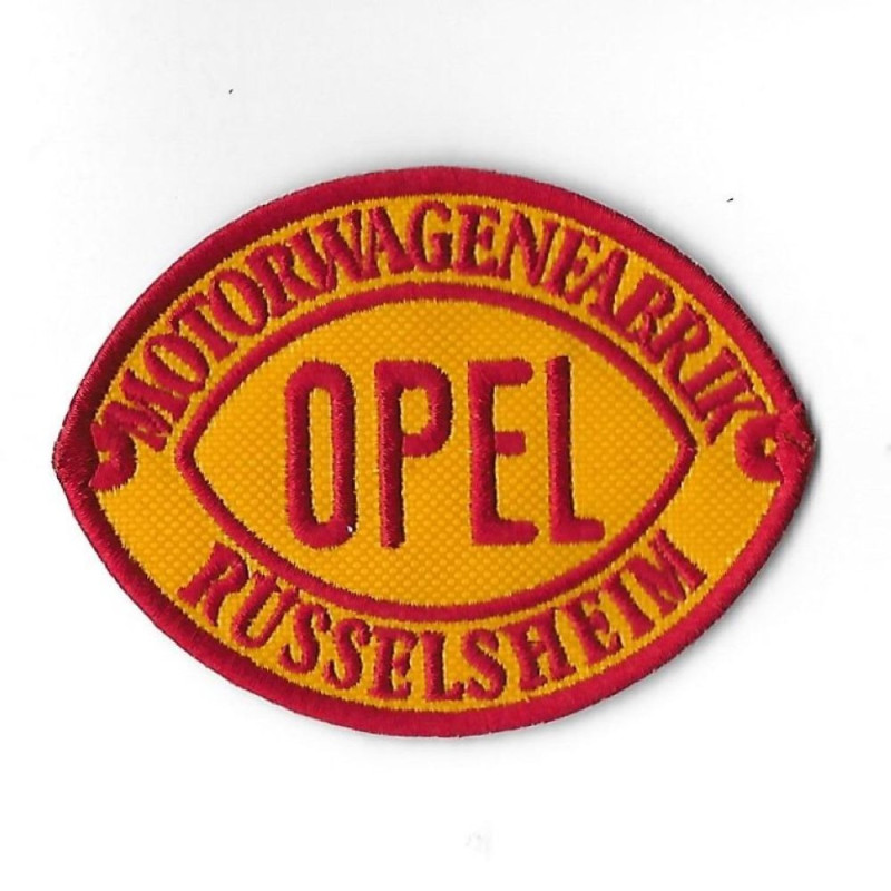 90Mmx67Mm Opel Motorwagenfabrik Russelsheim Embroidered Patch Badge Applique Iron on