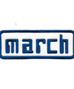 97Mmx35Mm March Engineering Embroidered Patch Badge Applique Iron on