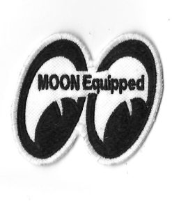 70Mmx62Mm Moon Eyes Go With Embroidered Patch Badge Applique Iron on