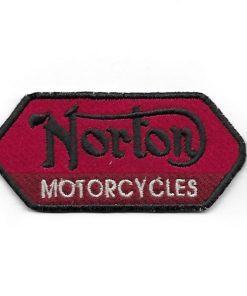 98Mmx46Mm Norton Motorcycles Embroidered Patch Badge Applique Iron on