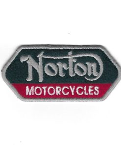 98Mmx46Mm Norton Motorcycles Embroidered Patch Badge Applique Iron on