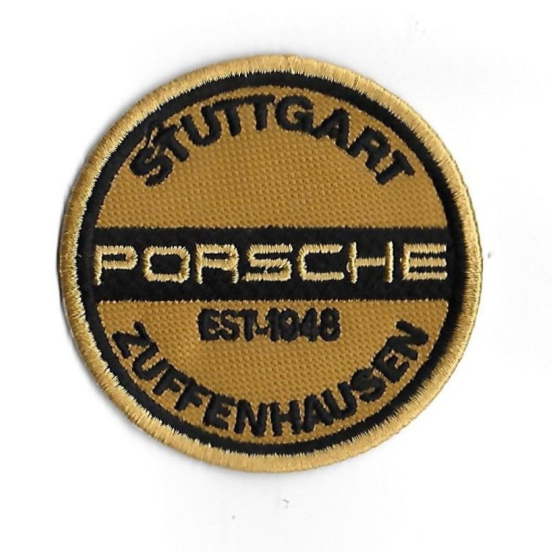 70Mmx70Mm Porsche Zuffenhausen Stuttgart Established 1948 Embroidered Patch Badge Applique Iron on