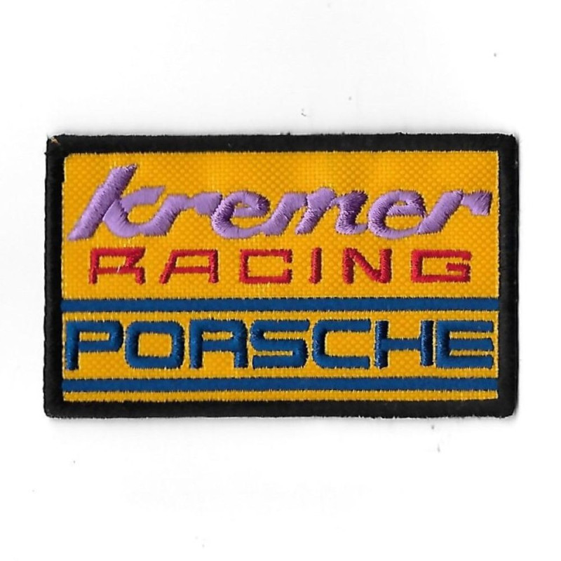 87Mmx53Mm Porsche Kremer Racing Team Embroidered Patch Badge Applique Iron on
