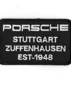 89Mmx55Mm Porsche Zuffenhausen Stuttgart Established 1948 Embroidered Patch Badge Applique Iron on