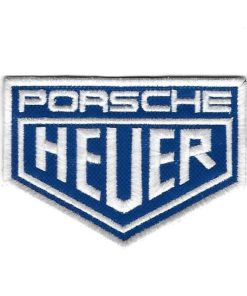 88Mmx62Mm Porsche Heuer Embroidered Patch Badge Applique Iron on
