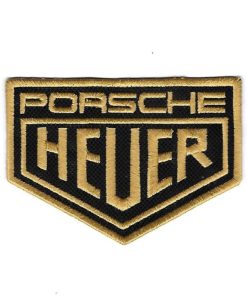 88Mmx62Mm Porsche Heuer Embroidered Patch Badge Applique Iron on