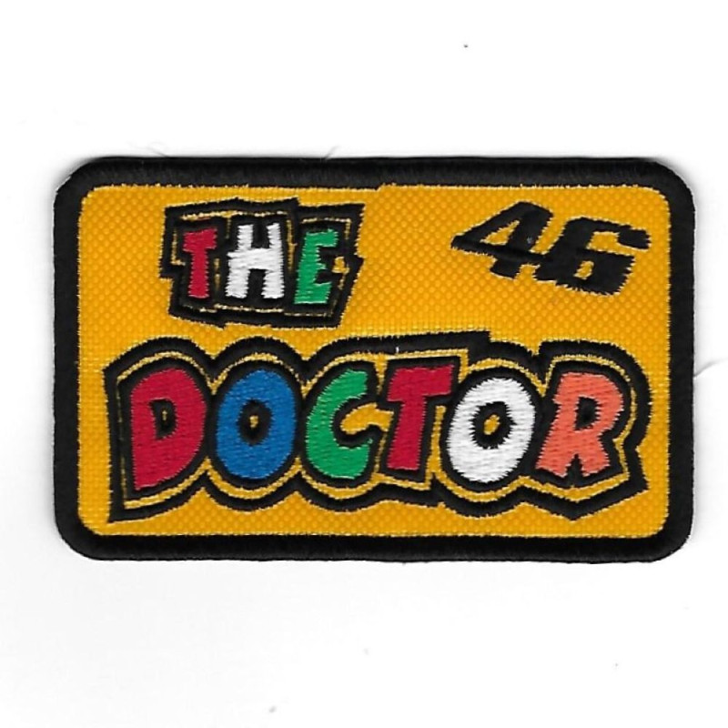 89Mmx55Mm The Doctor 46 Valentino Rossi Embroidered Patch Badge Applique Iron on