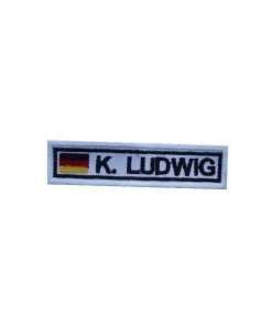 23 Klaus Ludwig Germany Embroidered Patch Badge Applique Iron on