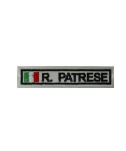 23 Ricardo Patrese Italy Embroidered Patch Badge Applique Iron on