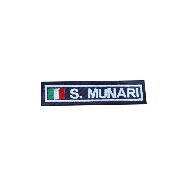 23 Sandro Munari Italy Embroidered Patch Badge Applique Iron on