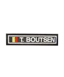 23 Thierry Boutsen Belgium Embroidered Patch Badge Applique Iron on