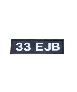 3 33 Ejb License Plat Mini Winner Monte-Carlo Embroidered Patch Badge Applique Iron on