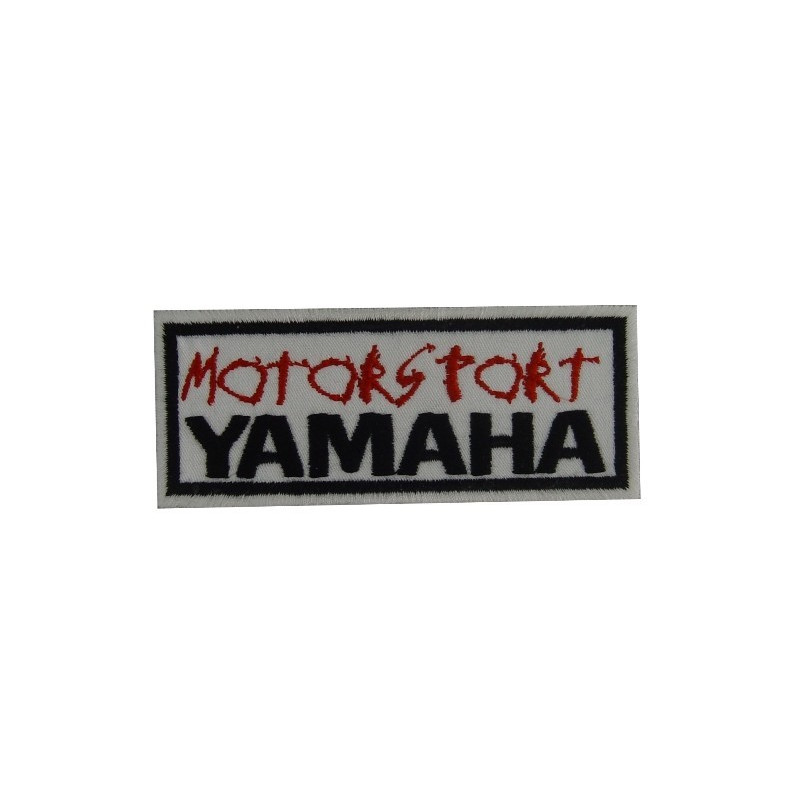 4 Yamaha Motorsport Embroidered Patch Badge Applique Iron on