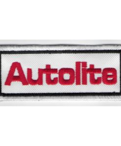 4 Autolite Embroidered Patch Badge Applique Iron on