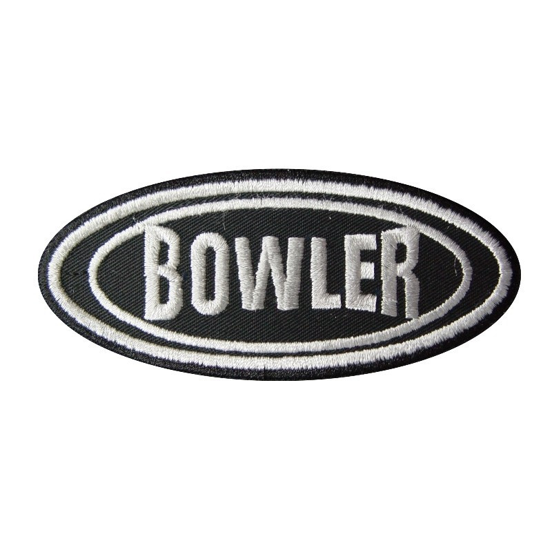 4 Bowler Embroidered Patch Badge Applique Iron on