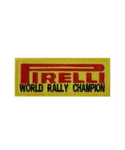 4 Pirelli World Rally Champion Embroidered Patch Badge Applique Iron on