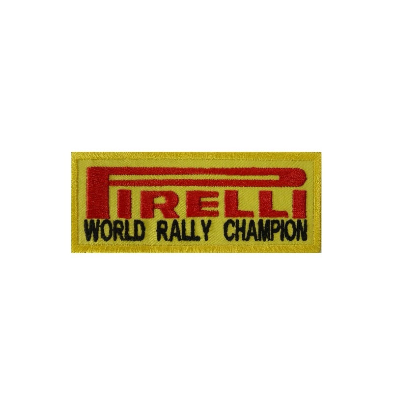 4 Pirelli World Rally Champion Embroidered Patch Badge Applique Iron on
