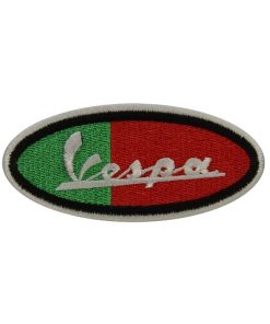 4 Vespa Portugal Embroidered Patch Badge Applique Iron on