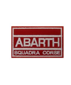 6 Abarth Squadra Corse Embroidered Patch Badge Applique Iron on