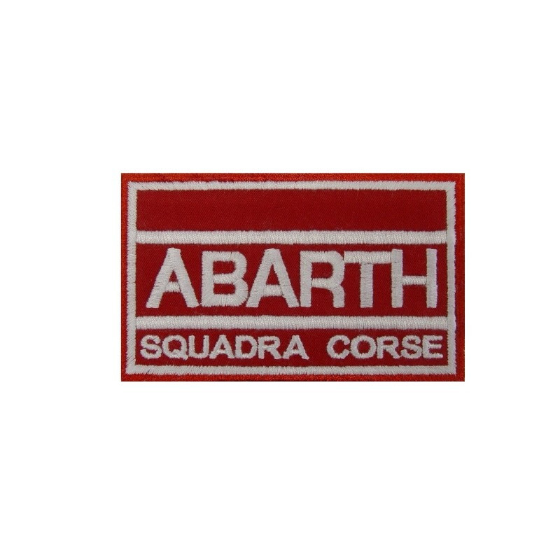 6 Abarth Squadra Corse Embroidered Patch Badge Applique Iron on