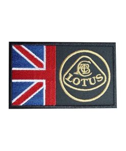 6 Lotus Uk Flag Union Jack Embroidered Patch Badge Applique Iron on